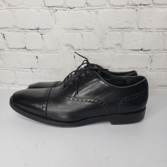 Cole Haan Men's Hamilton Grand Cap Toe Oxford Black C23756 Sz 9.5M - Picture 3 of 9